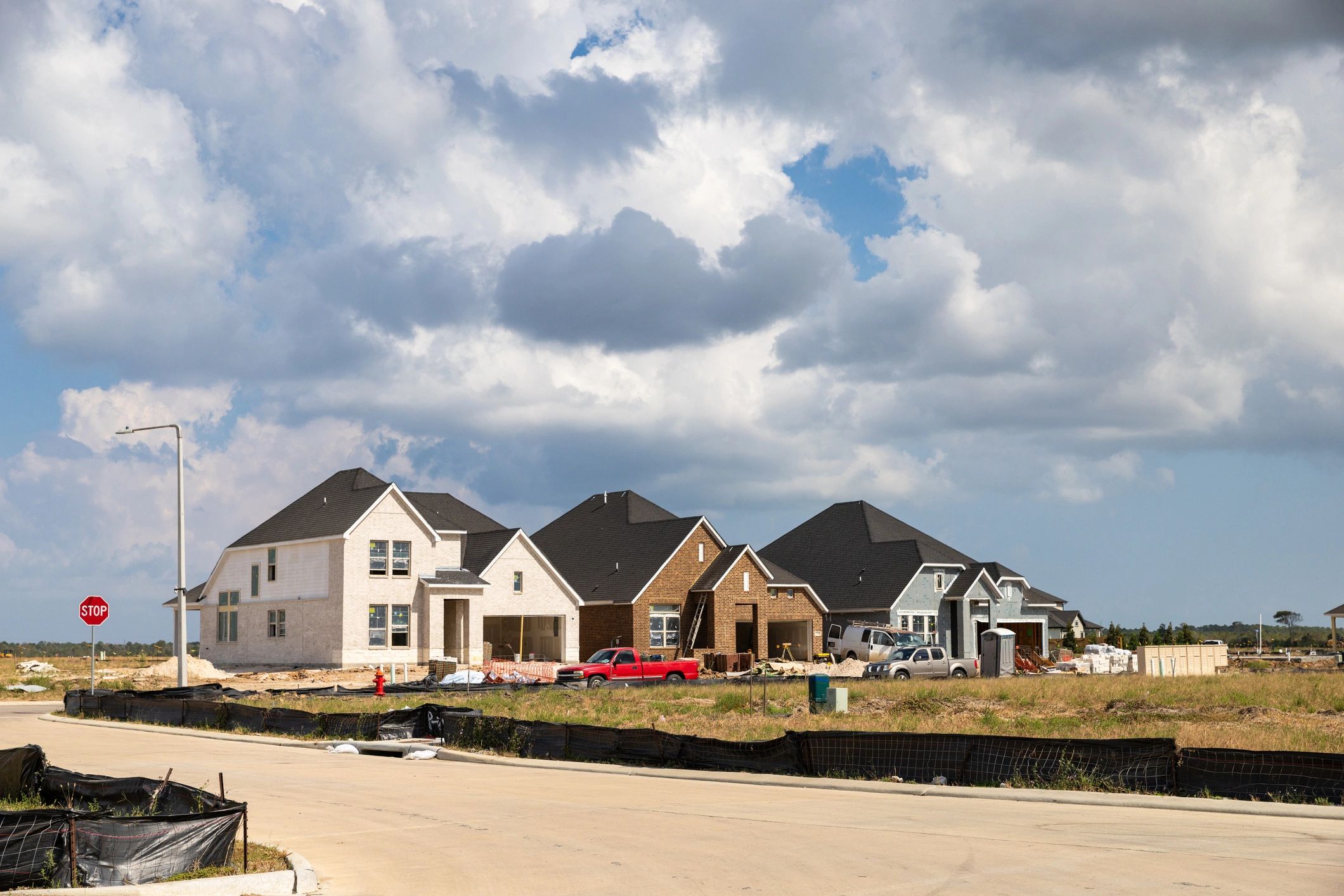 Residential development representing housing projects